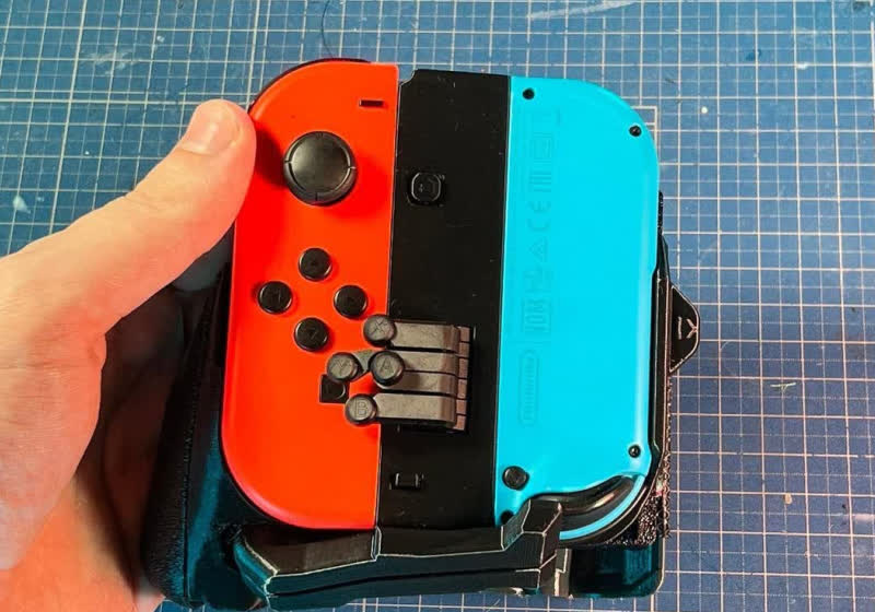 Modder releases one-handed Nintendo Switch controller adapter