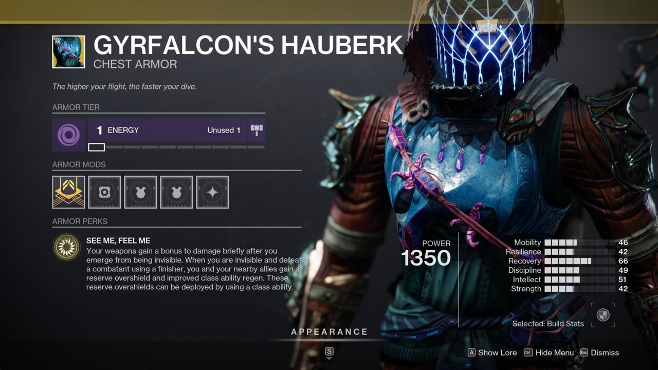 Destiny 2 Gyrfalcon’s Hauberk Guide: How To Get The Season Of Plunder Hunter Exotic Armor