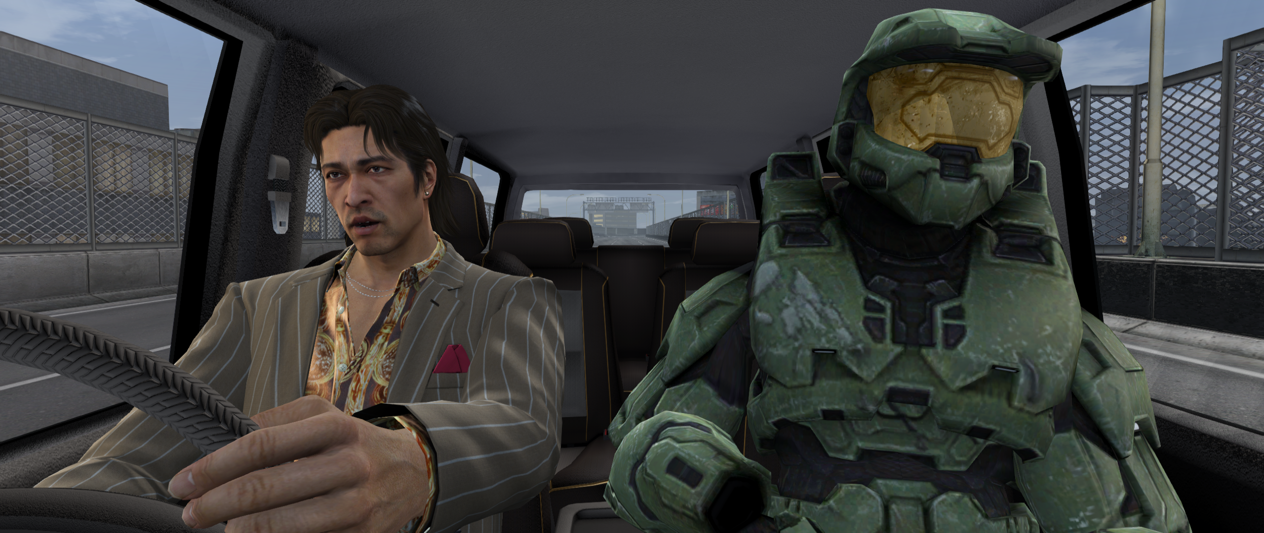 You can be Master Chief in Yakuza 0 because mods are magical