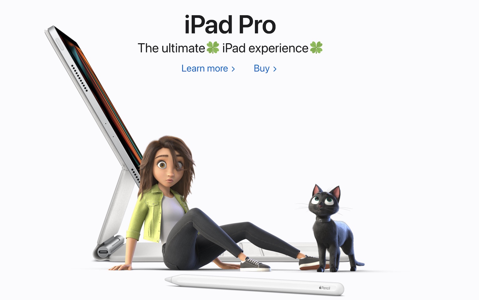 Apple TV+ Animated Film ‘Luck’ Now Streaming, Takes Over Apple’s Homepage