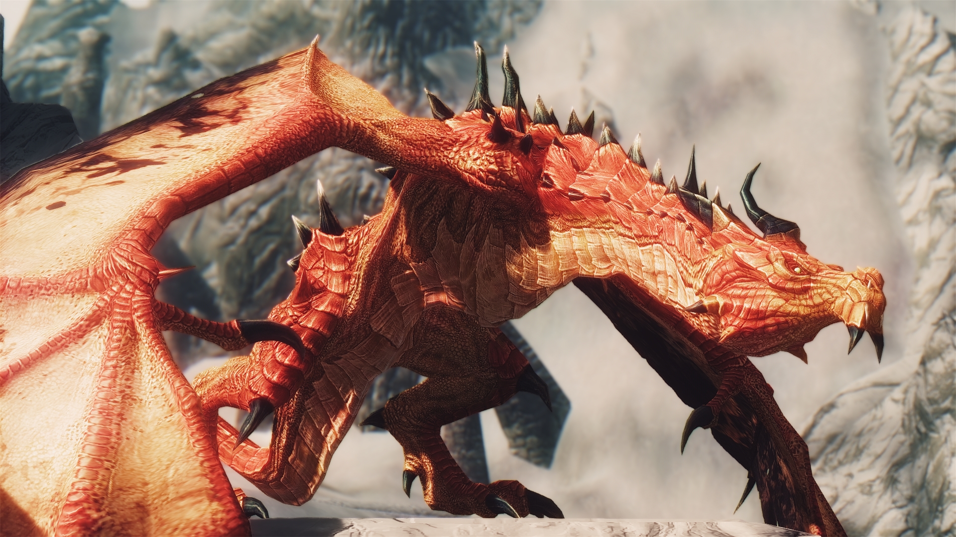 Skyrim Special Edition mod - Diverse Dragons