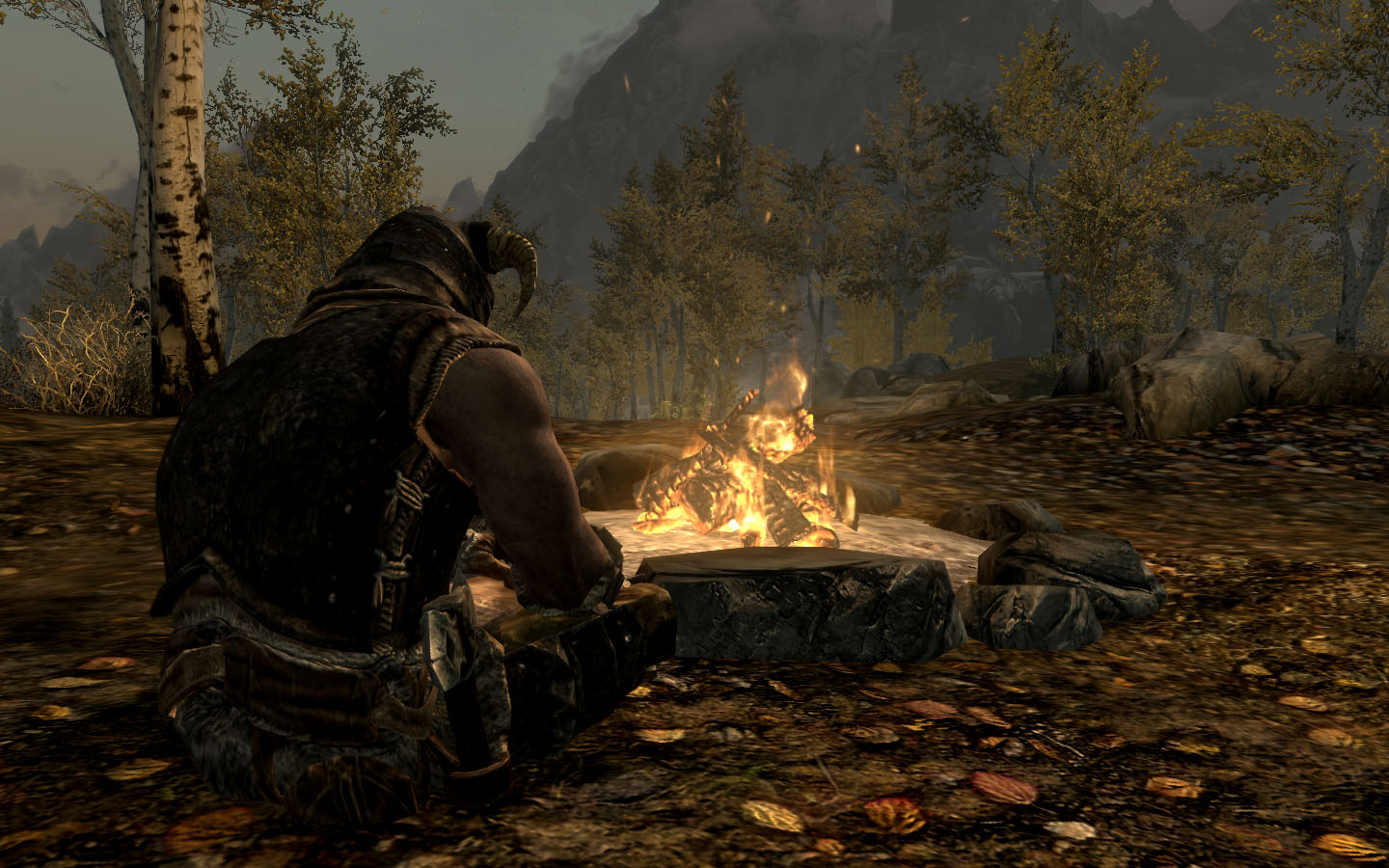 Skyrim Special Edition mod - Frostfall and Campfire