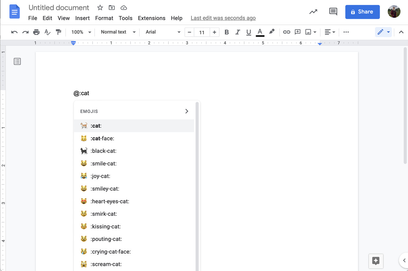 Google’s making it easier to add emoji in Docs