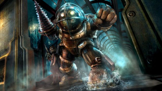Artwork shows BioShock’s Big Daddy