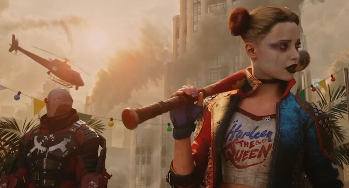 Suicide Squad: Kill the Justice League trailer - Harley Quinn with a bat over her shoulder