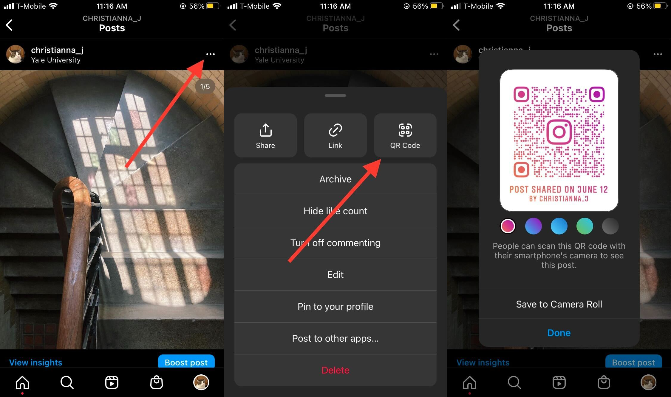 Instagram just quietly added QR codes for posts