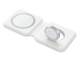 2-in-1 Folding Wireless Magnetic Charger on a white background.
