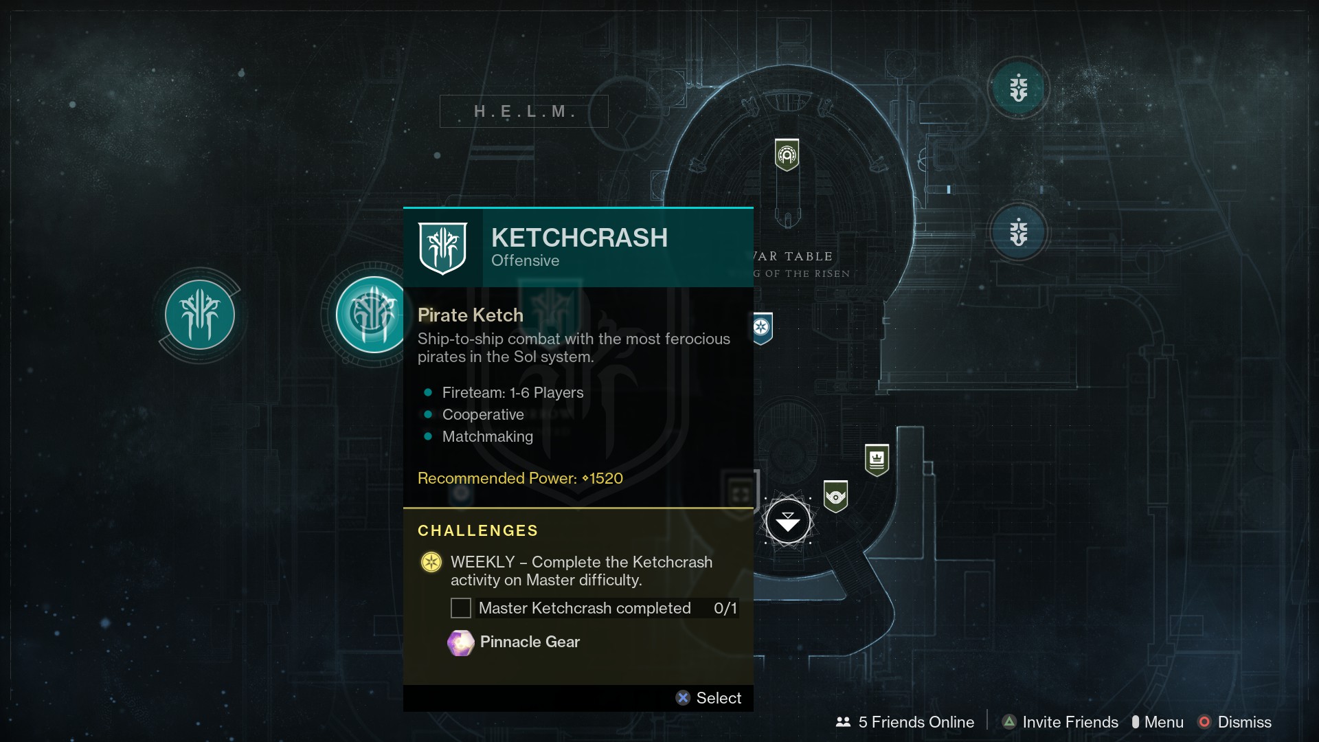 Destiny 2 Ketchcrash activity for map fragments