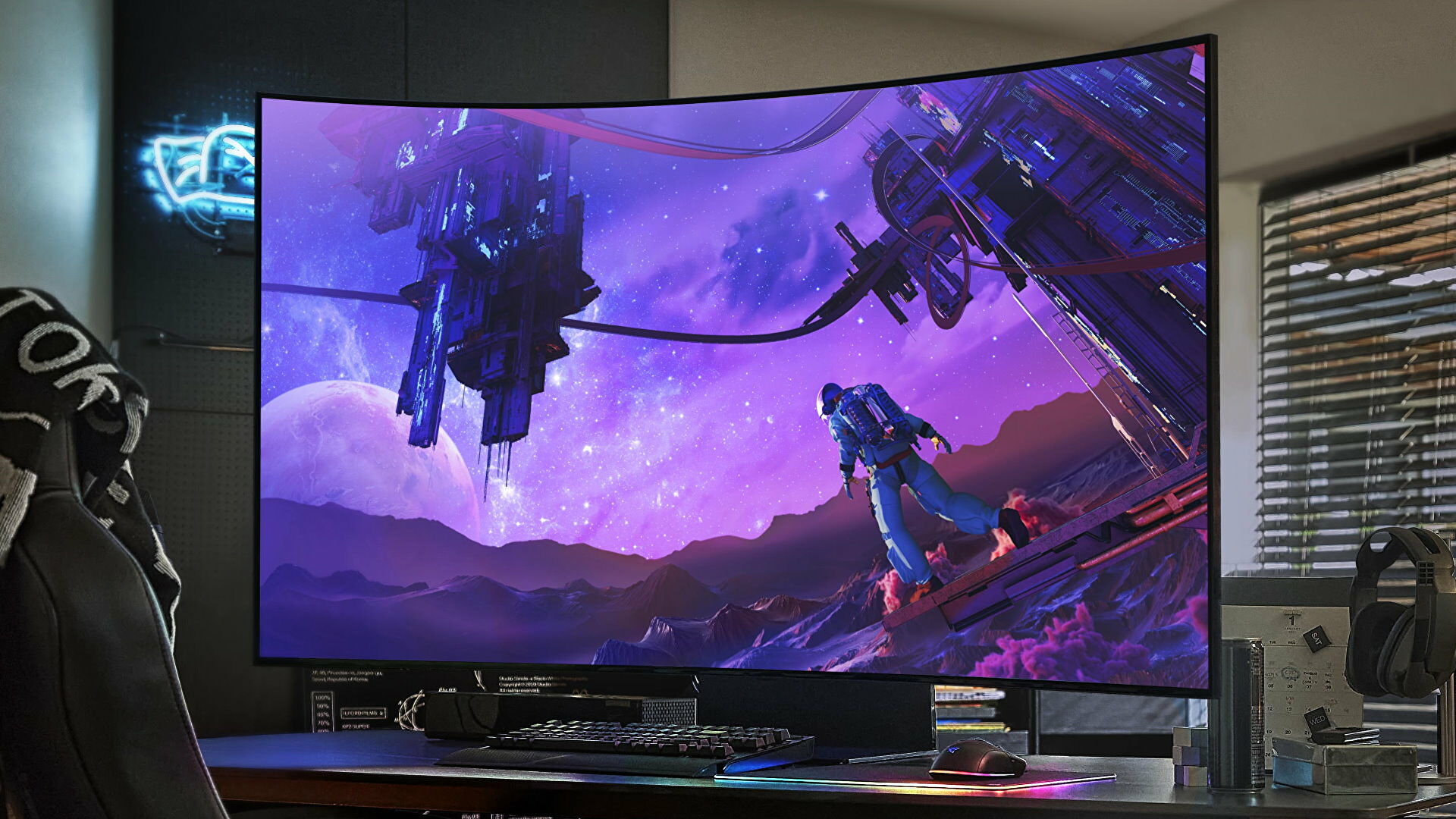 Samsung’s Odyssey Ark monitor wants to kill your gaming PC