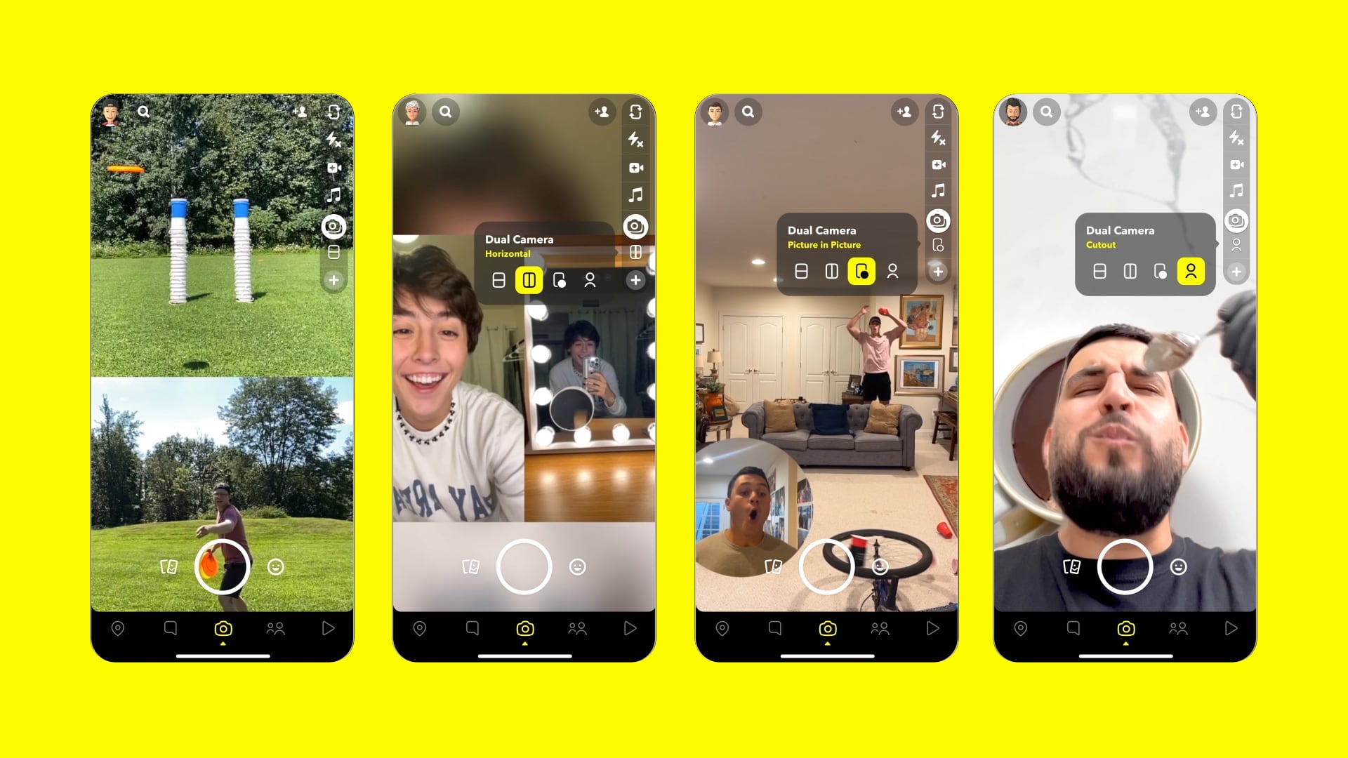 Snapchat Debuts New Dual Camera Feature on iPhone