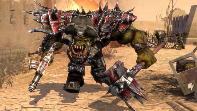 a monstrous adversary stalks the player in Warhammer 40,000 Dawn of War 2: Retribution