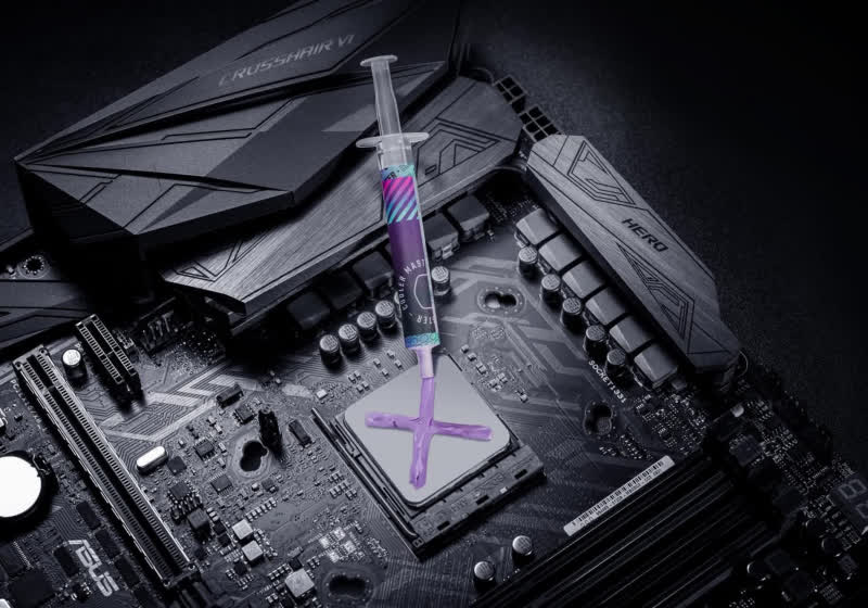 Want some purple thermal paste? Cooler Master has you covered