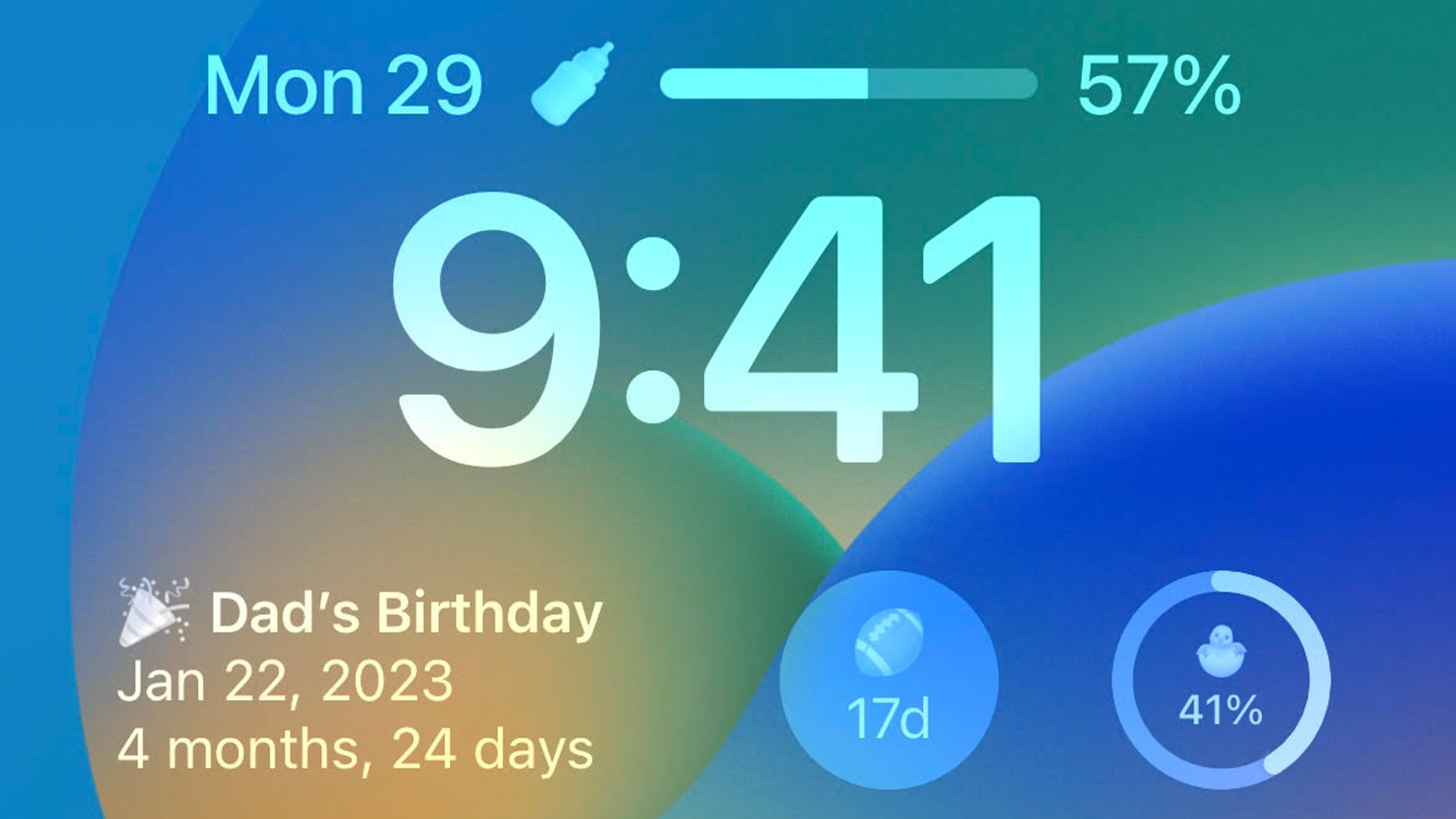 Countdowns iOS 16