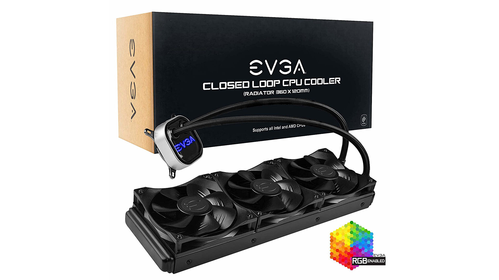 Pick up an EVGA 360mm AiO for £82 after a 25% discount on Amazon