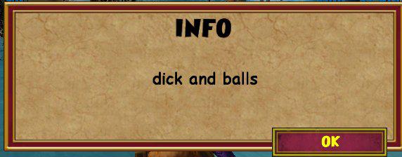 Wizard101 server message reading simply 
