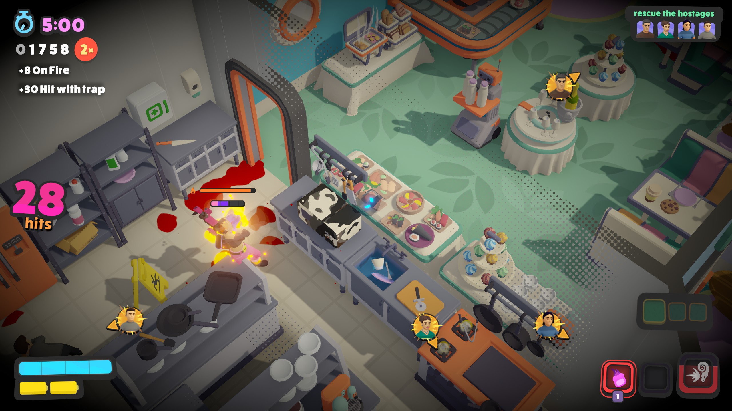 This stealth game challenges you to do murders, then vacuum up the mess