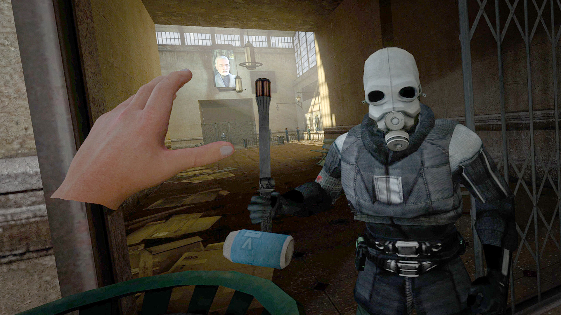 The Half-Life 2 VR Mod is out on Steam, so you can finally, literally, pick up that can