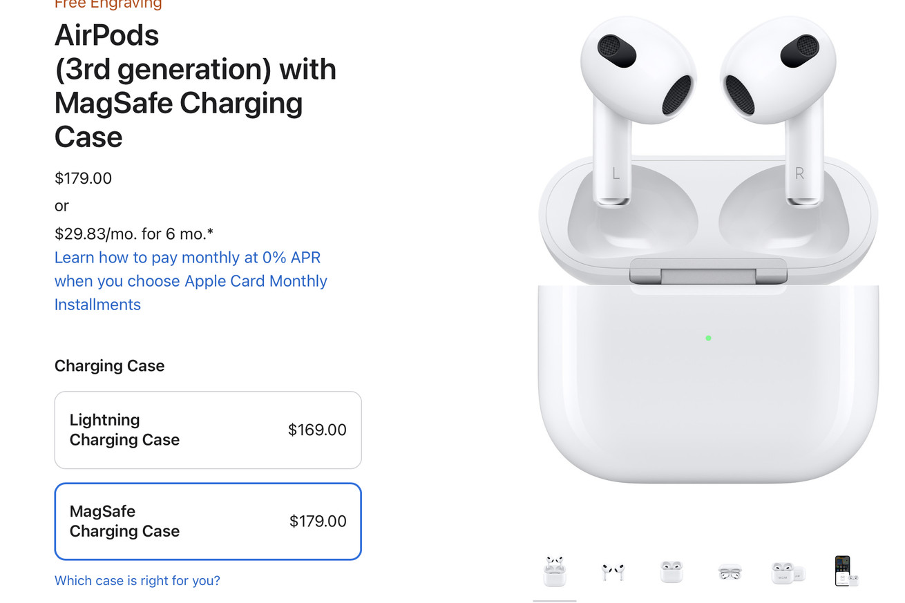 Apple’s Lightning-only charging case for the third-gen AirPods doesn’t make sense