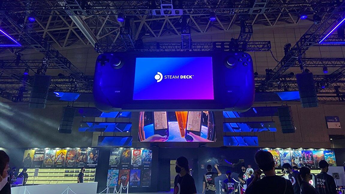 Lord, I’m in love with Valve’s Steam Deck TGS booth