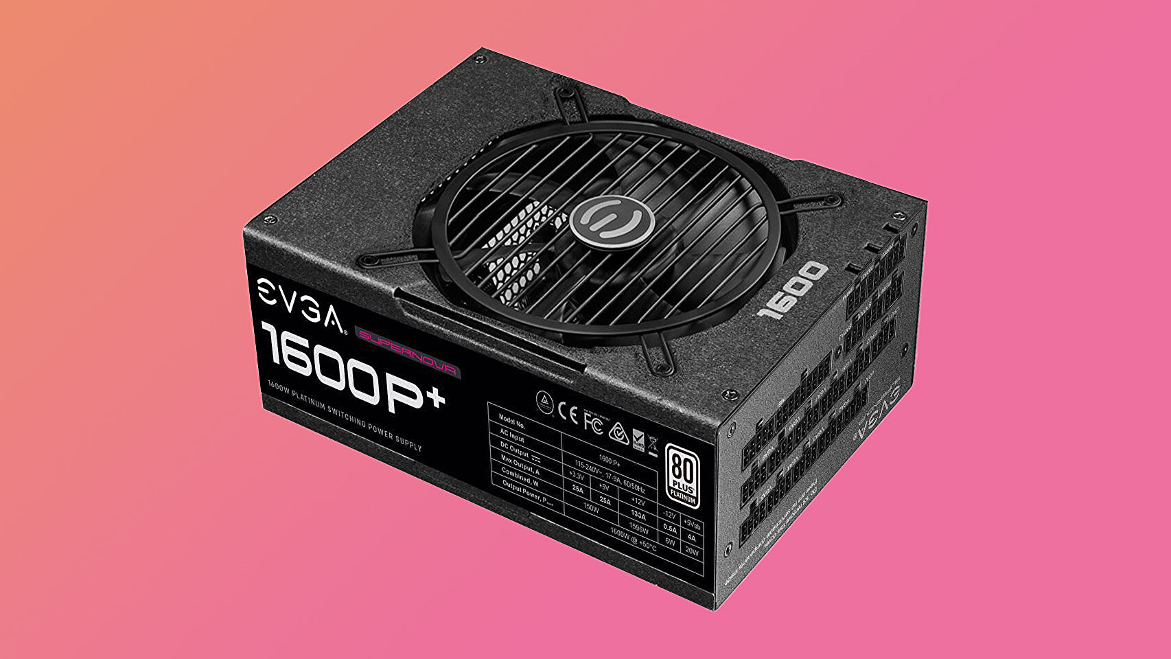 This EVGA 1600W Platinum PSU is down to $200 at Newegg