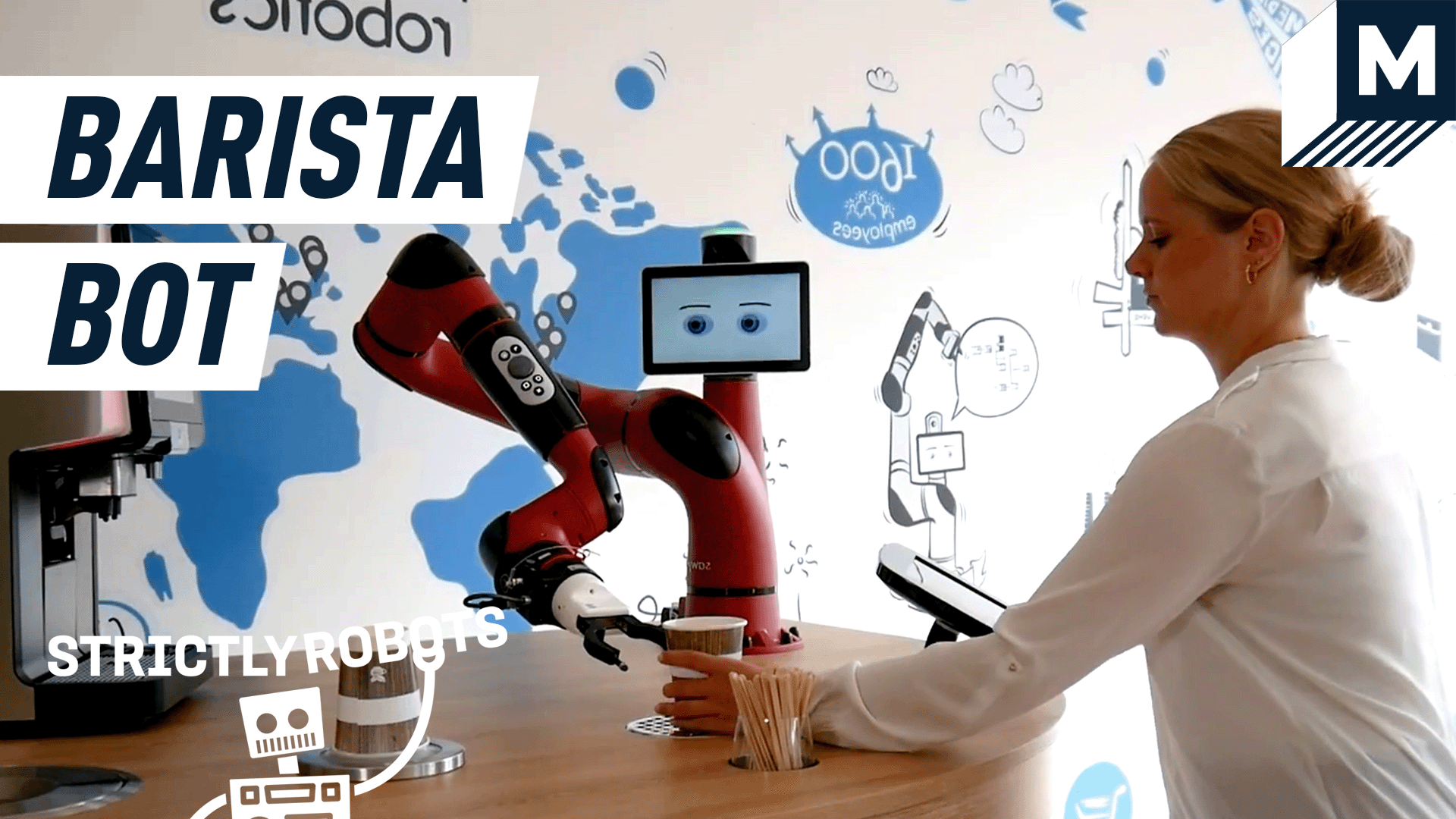 Designed to take on more difficult tasks, this robot will also serve you coffee