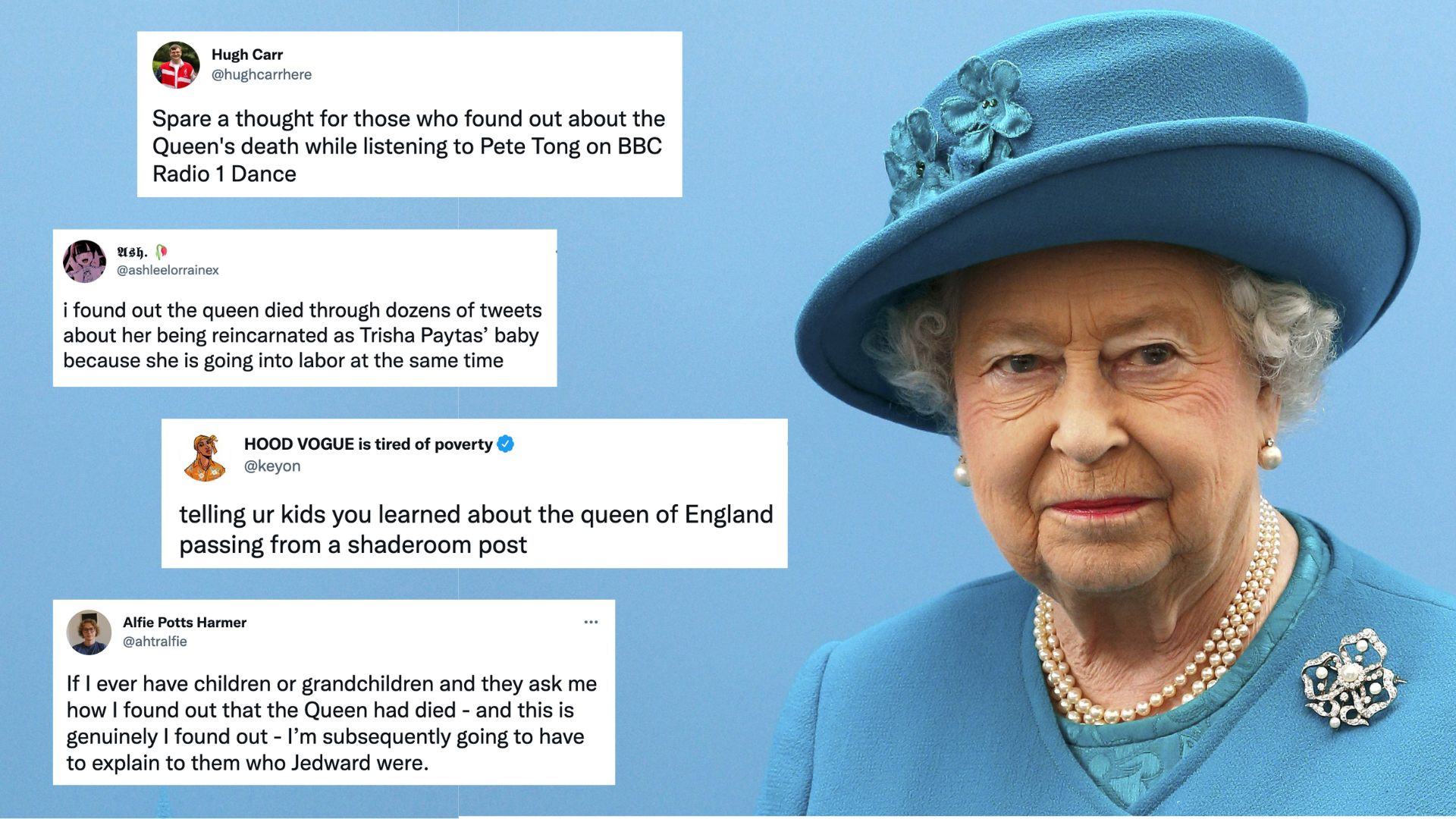 All the strange ways people found out about Queen Elizabeth II’s death via the internet