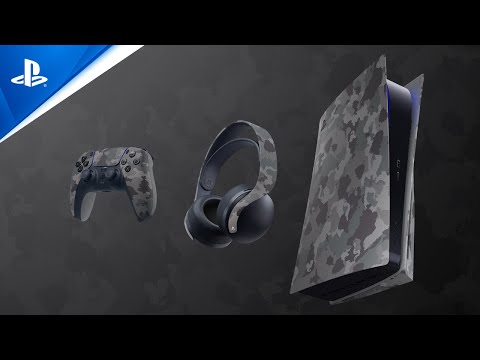 Gray Camouflage Collection joins the PS5 accessories lineup starting this fall