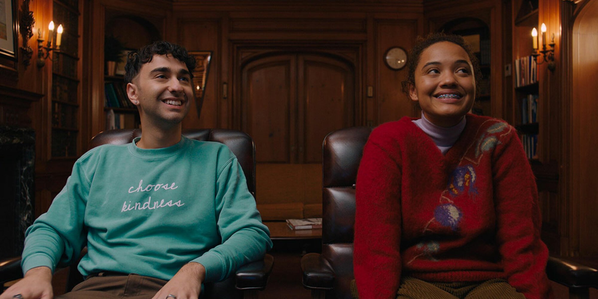 Kiersey Clemons and Alex Wolff in "Susie Searches." 