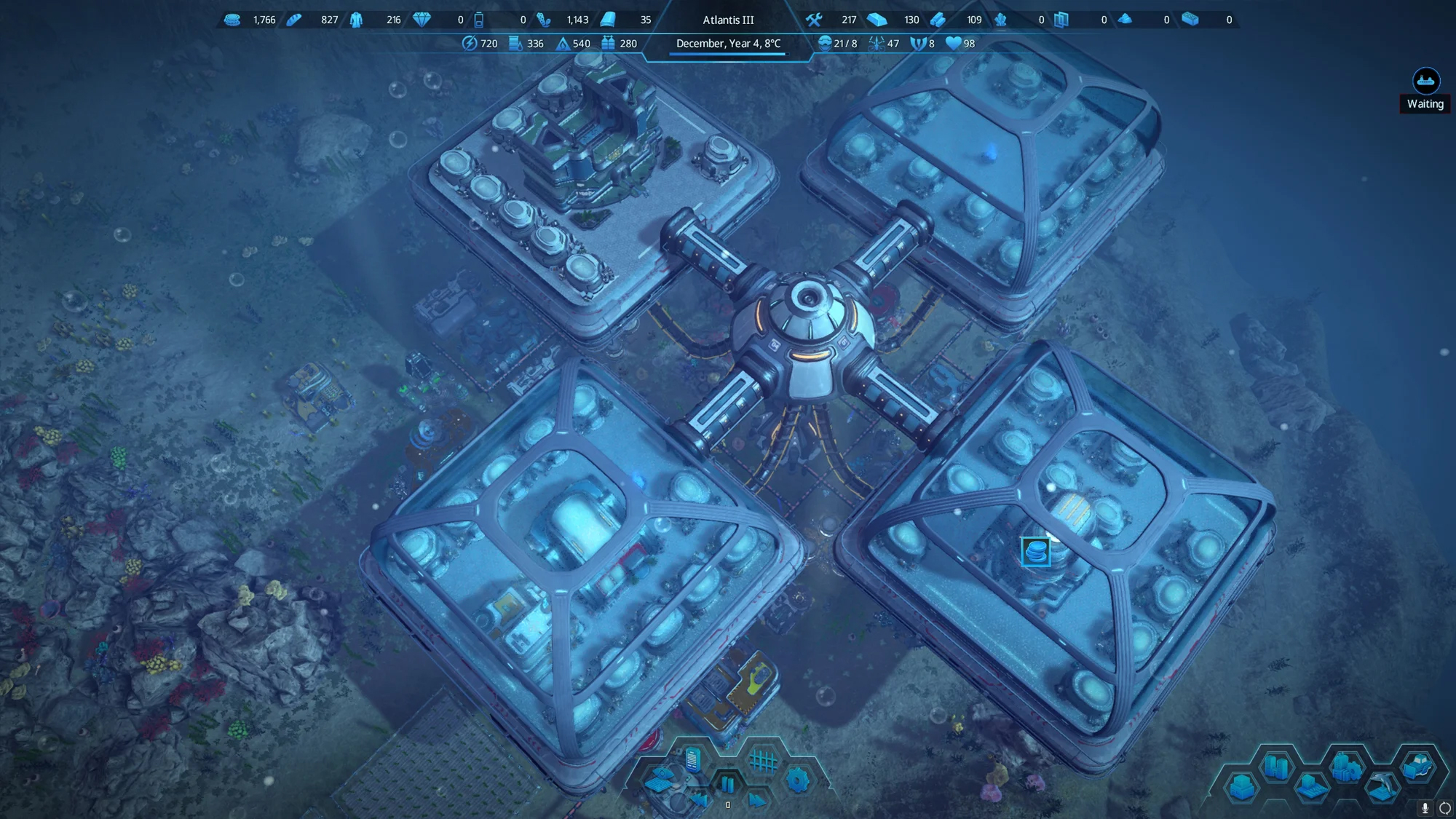 In this underwater survival city builder, reboot civilization at the bottom of the ocean