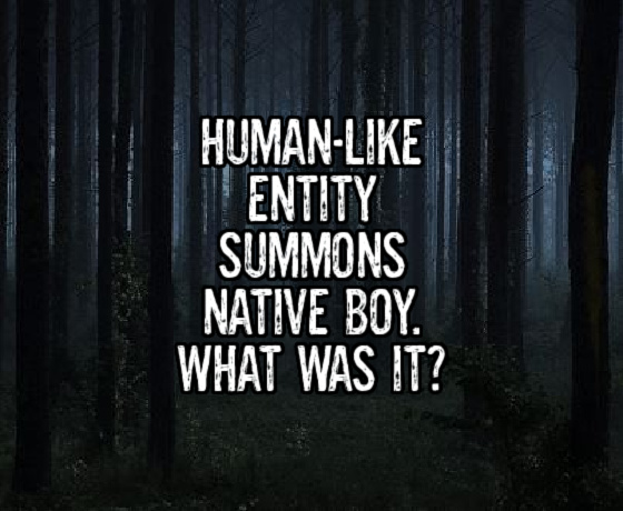 Human-Like Entity Summons Native Boy. What Was It?