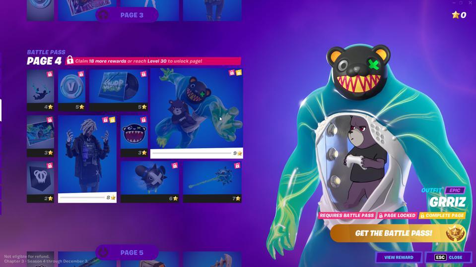 Fortnite’s best new season 4 skin is a bear piloting another bear