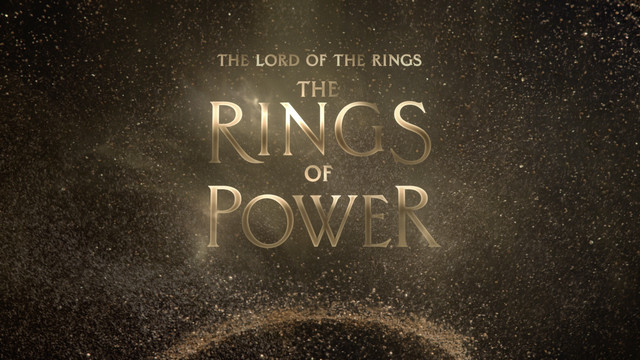 Title card for The Lord of The Rings: The Rings of Power.