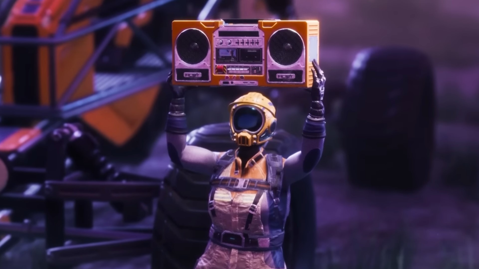 Satisfactory update 6 includes a boombox with a bee-melting bass boost