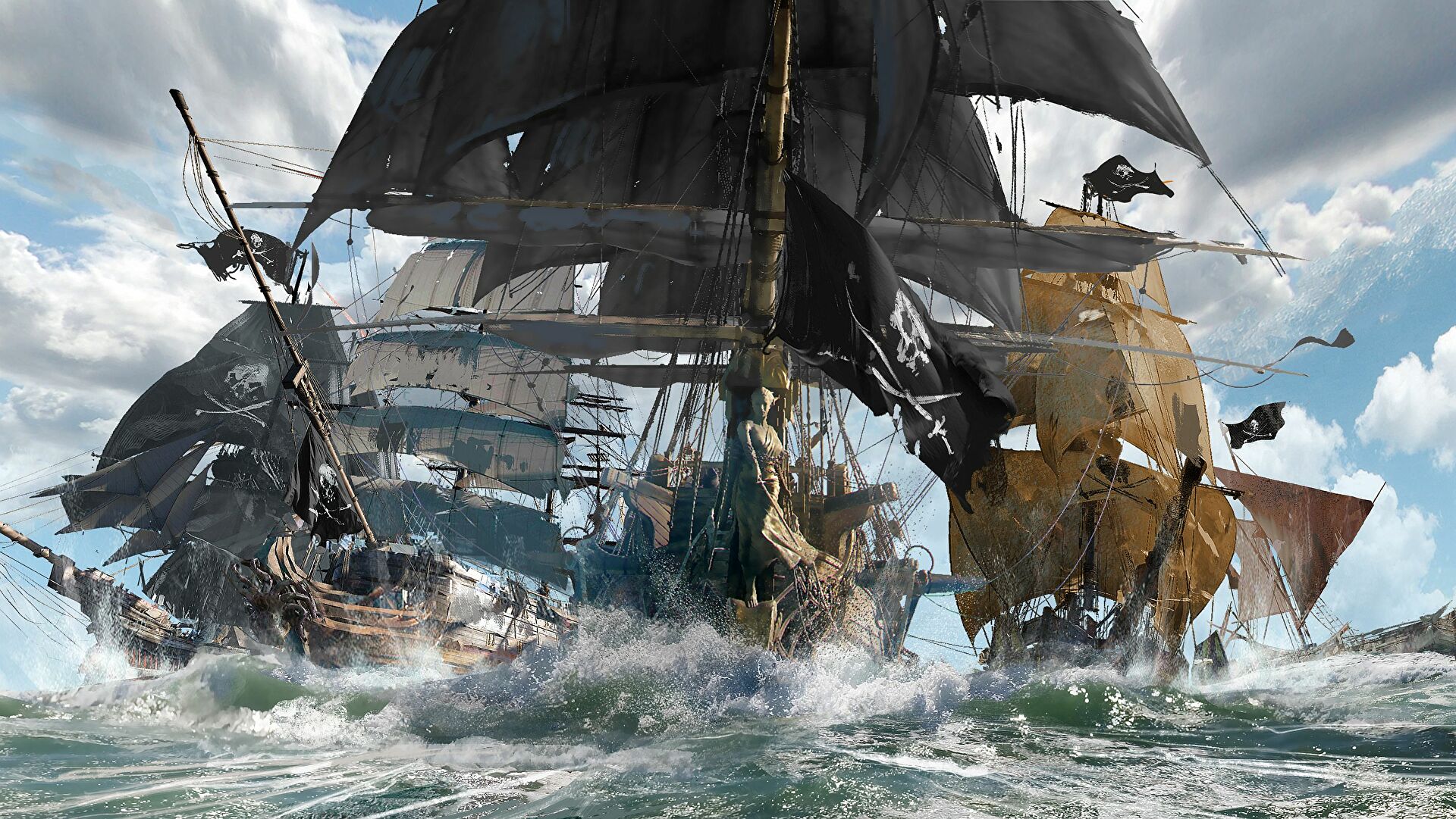 Skull and Bones trailers outline ship customization, the world, pirate lairs, and weapons