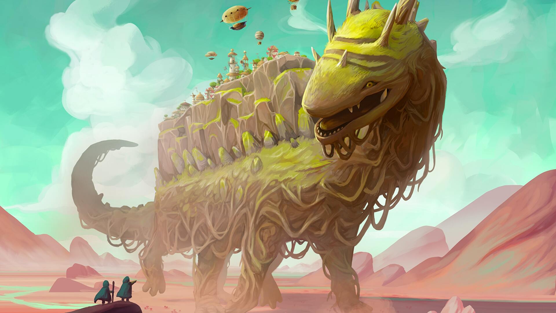 The Wandering Village early access review: a gorgeous city-builder with a loveable colossus