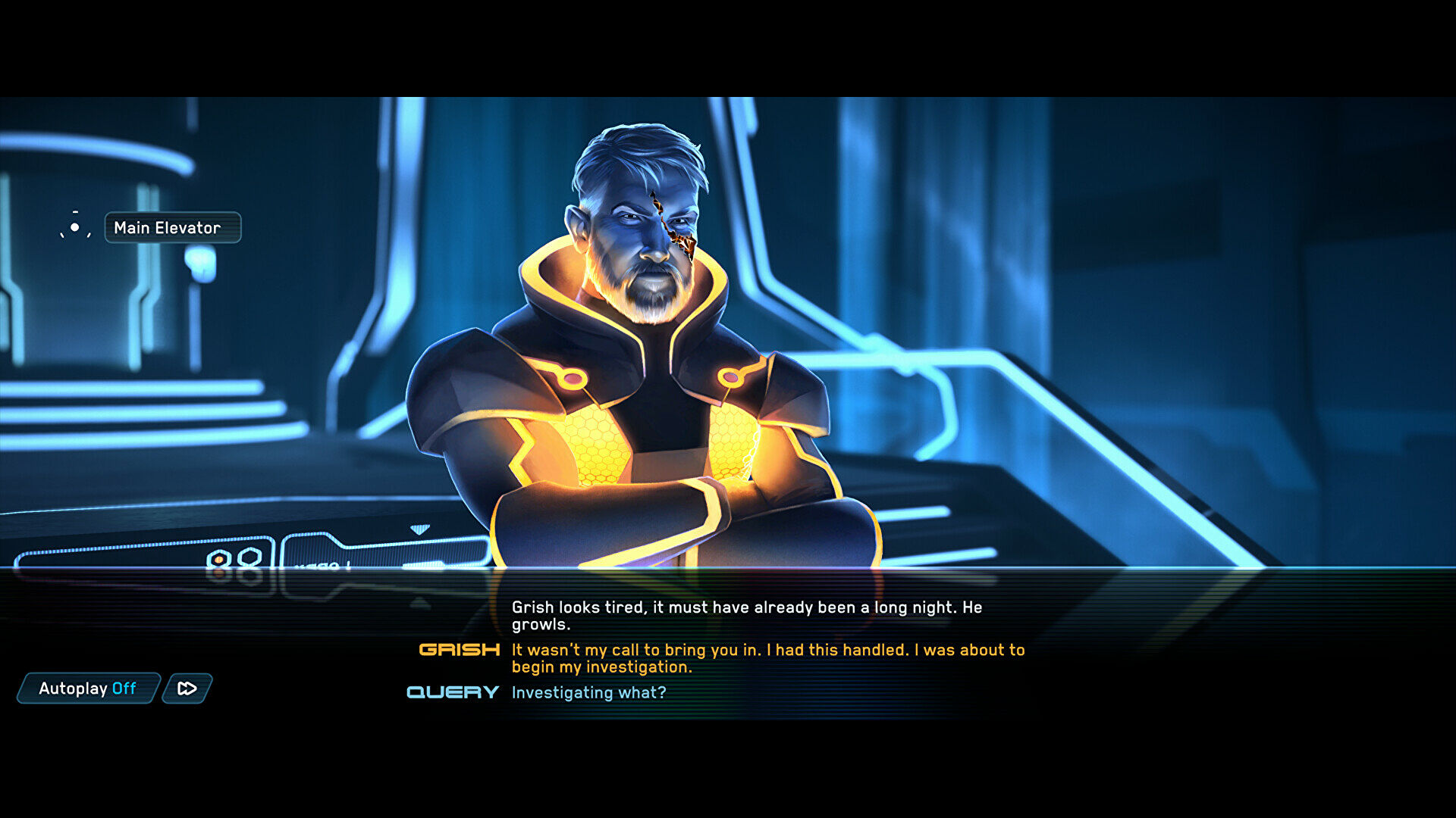 Tron: Identity is a new visual novel from Bithell Games