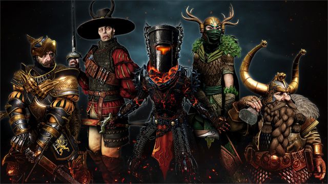 Characters and their Wanderers in the Wild skins in Warhammer: Vermintide 2