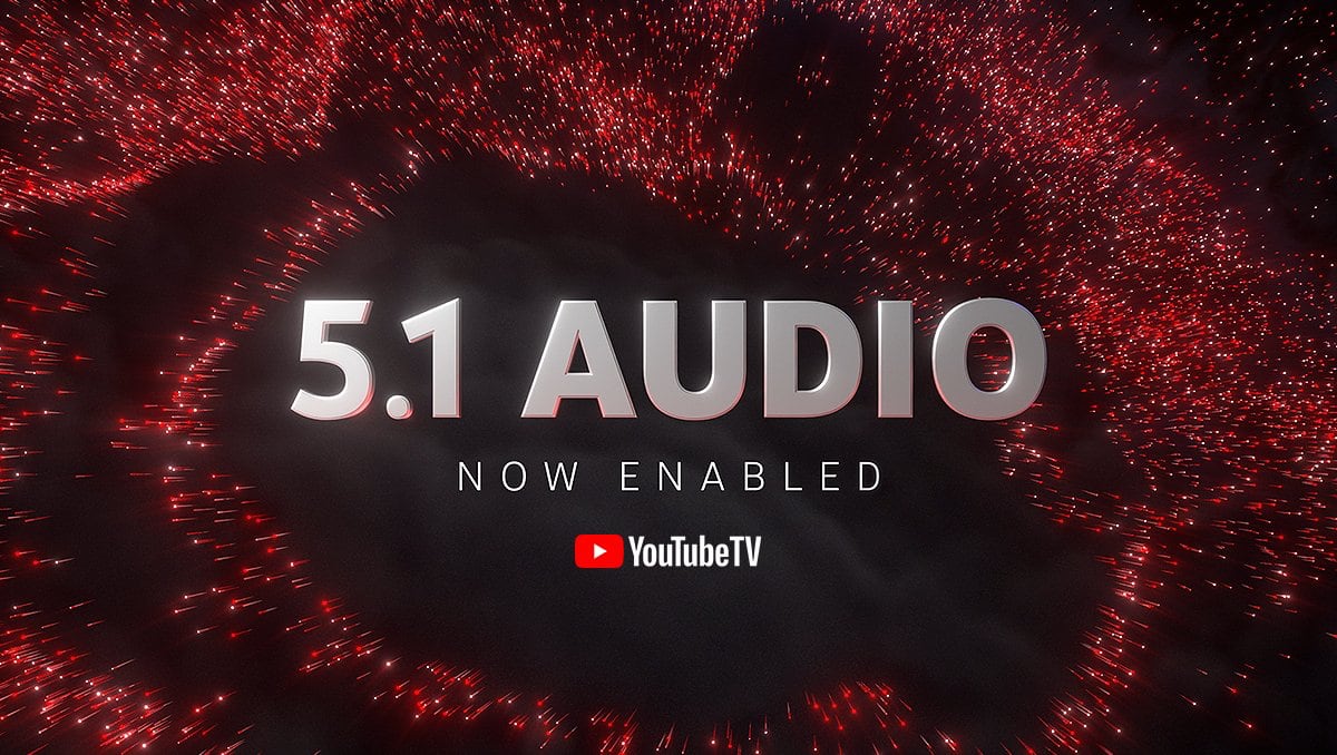 YouTube TV Now Supports 5.1 Surround Sound on Apple TV