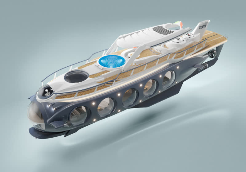 This $25 million luxury yacht can transform into a submarine