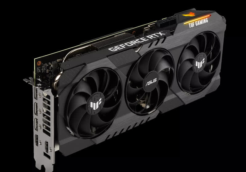 Updated Asus RTX 3060 Ti spotted with higher performance GDDR6X memory