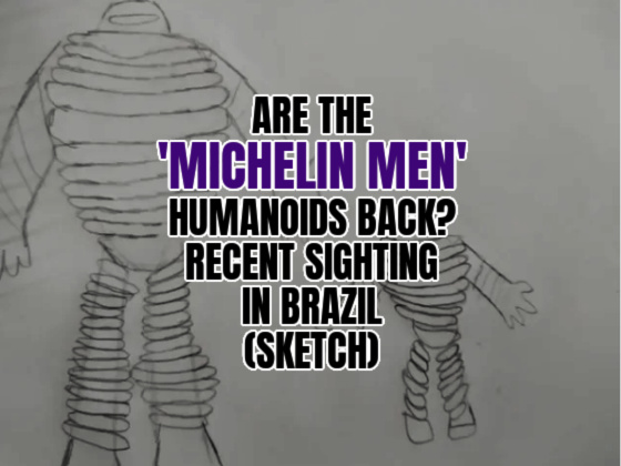 Are the ‘MICHELIN MEN’ HUMANOIDS Back? Recent Sighting in Brazil (SKETCH)