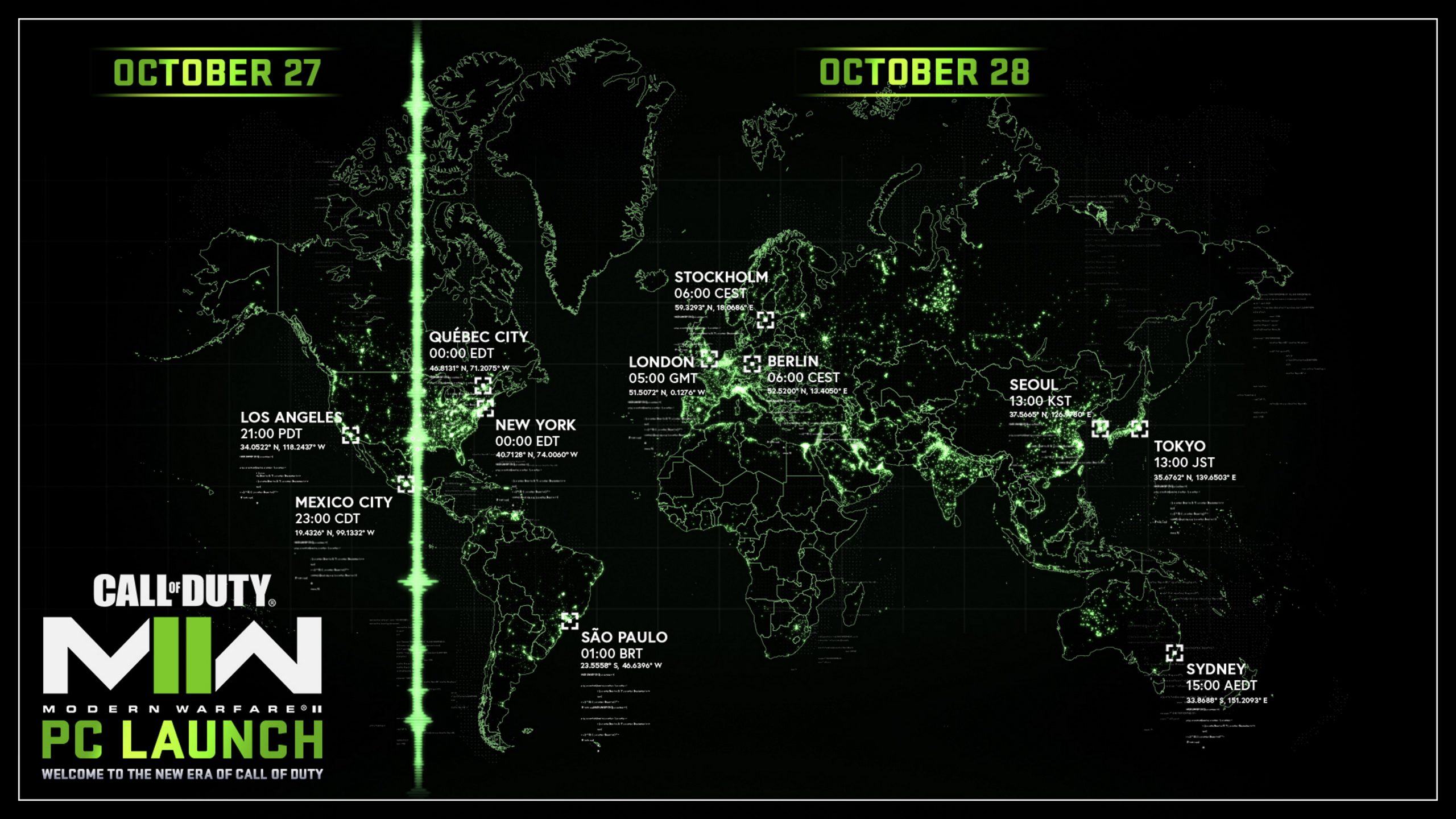 Modern Warfare 2 launch times: the global release schedule