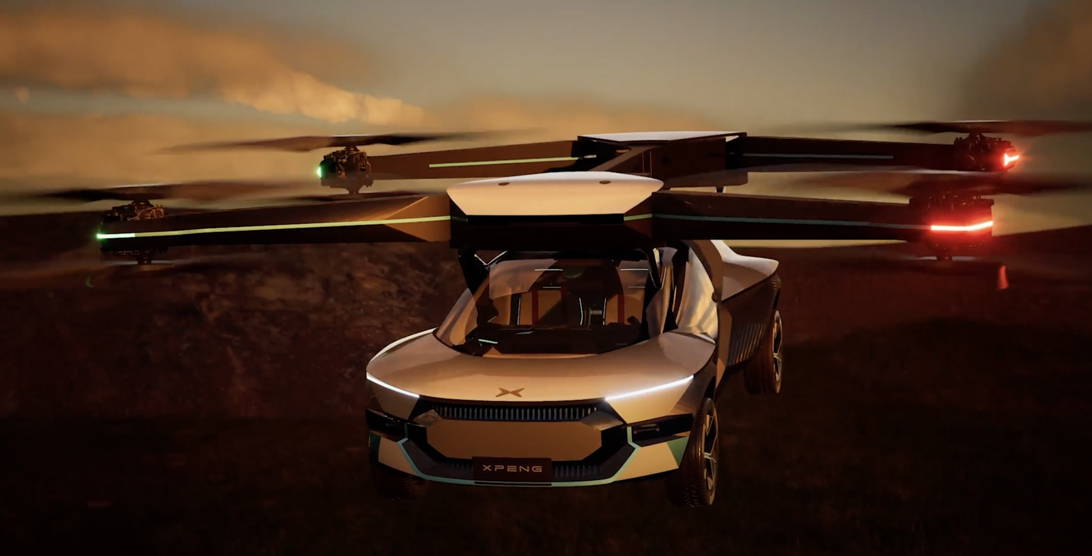 Xpeng flying car concept from Xpeng Tech Day 2022