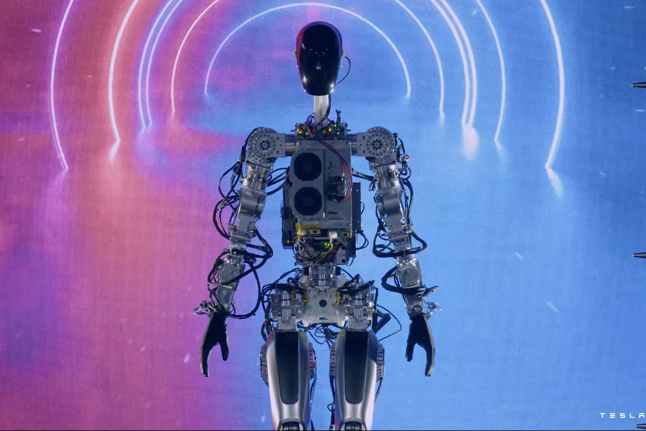 Tesla CEO Elon Musk unveils prototype of humanoid Optimus robot