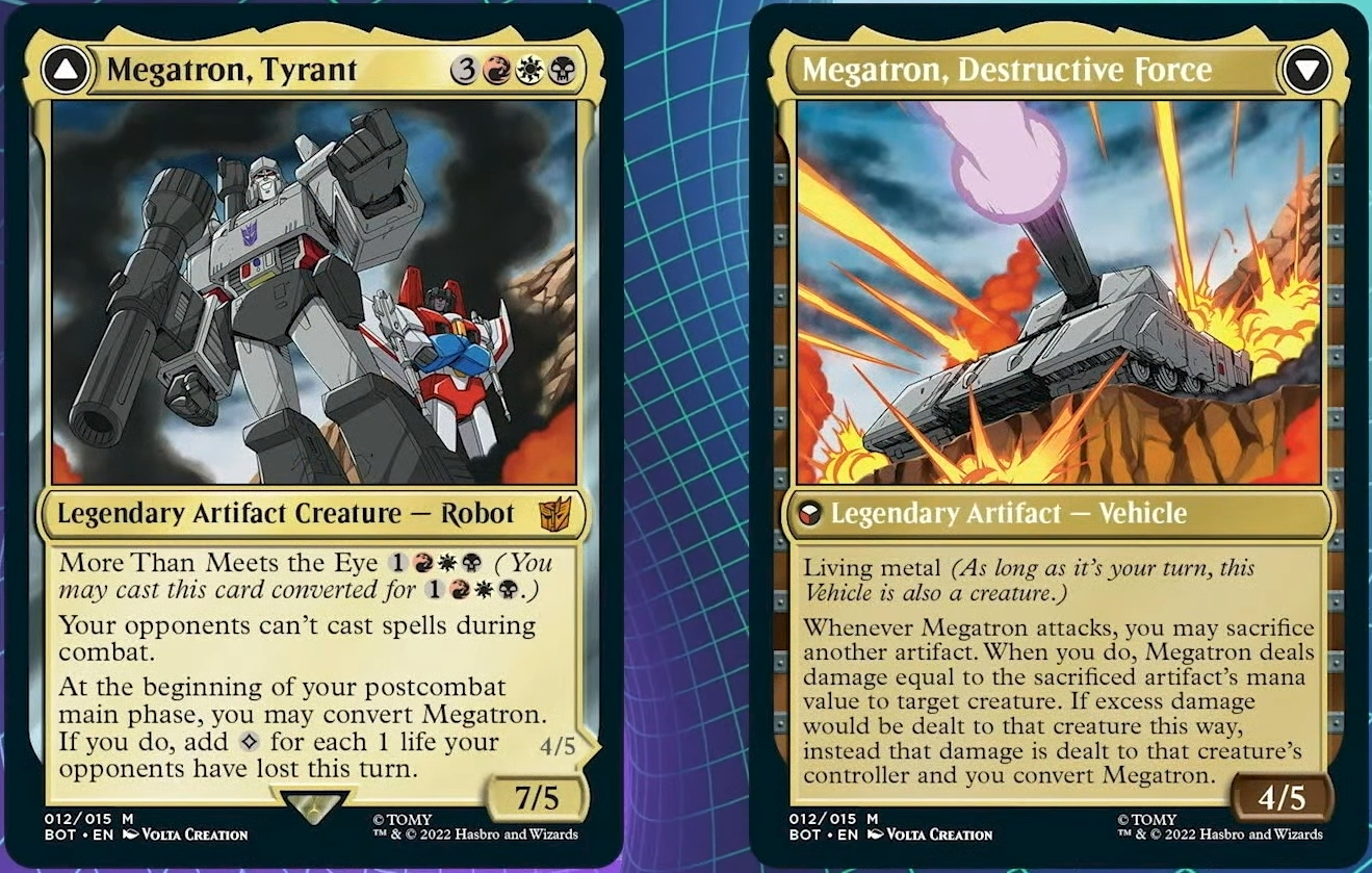 Transformers cards are coming to Magic: The Gathering