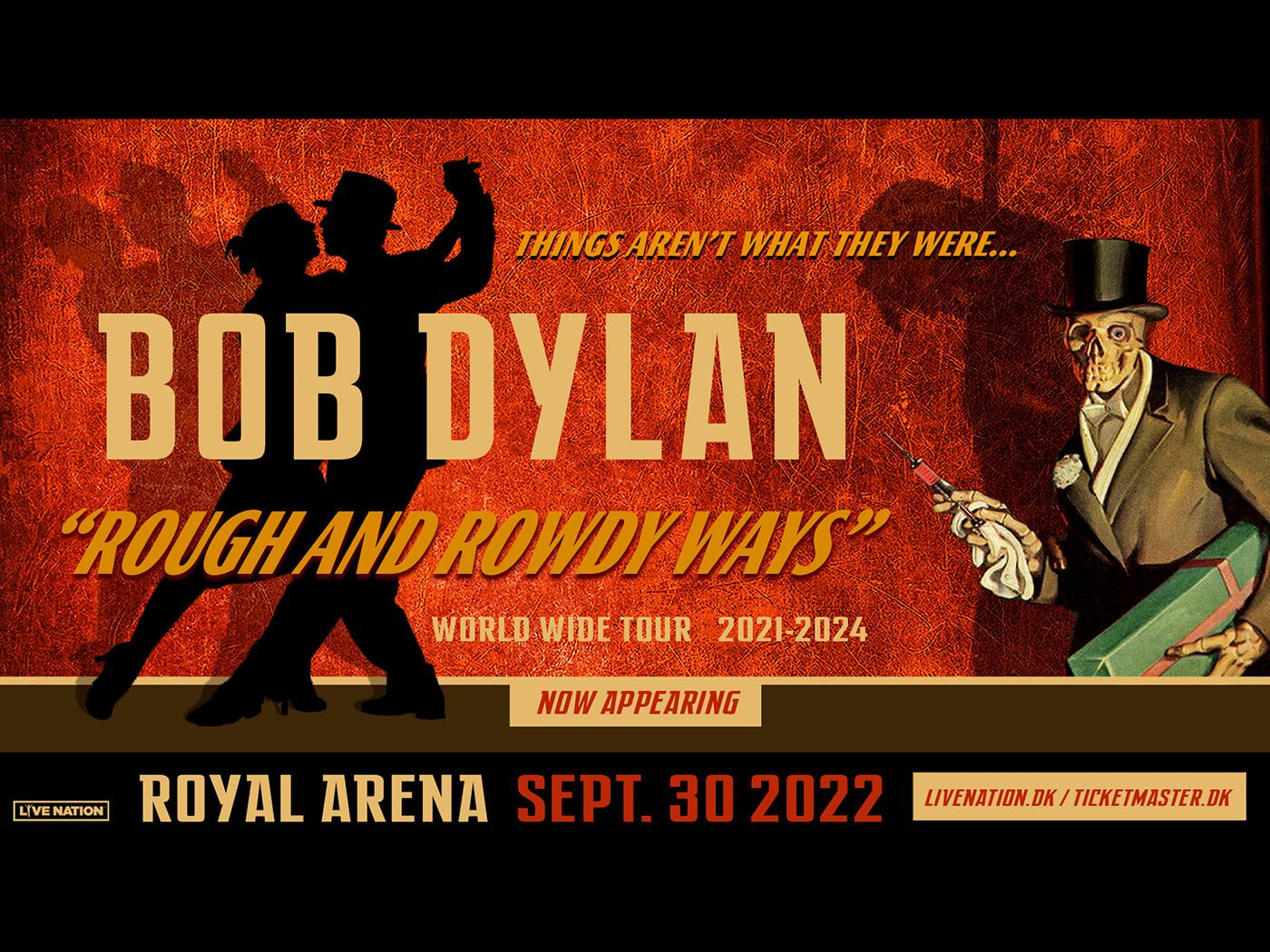 Bob Dylan’s Rough And Rowdy Ways Tour continues! Show 4: Copenhagen