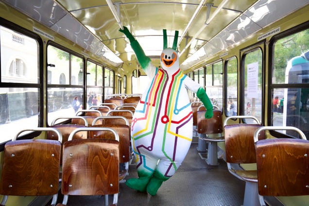 The Mascot ‘La Bussi’ Is Promoting Public Transportation, so Get Your Mind out of the Gutter