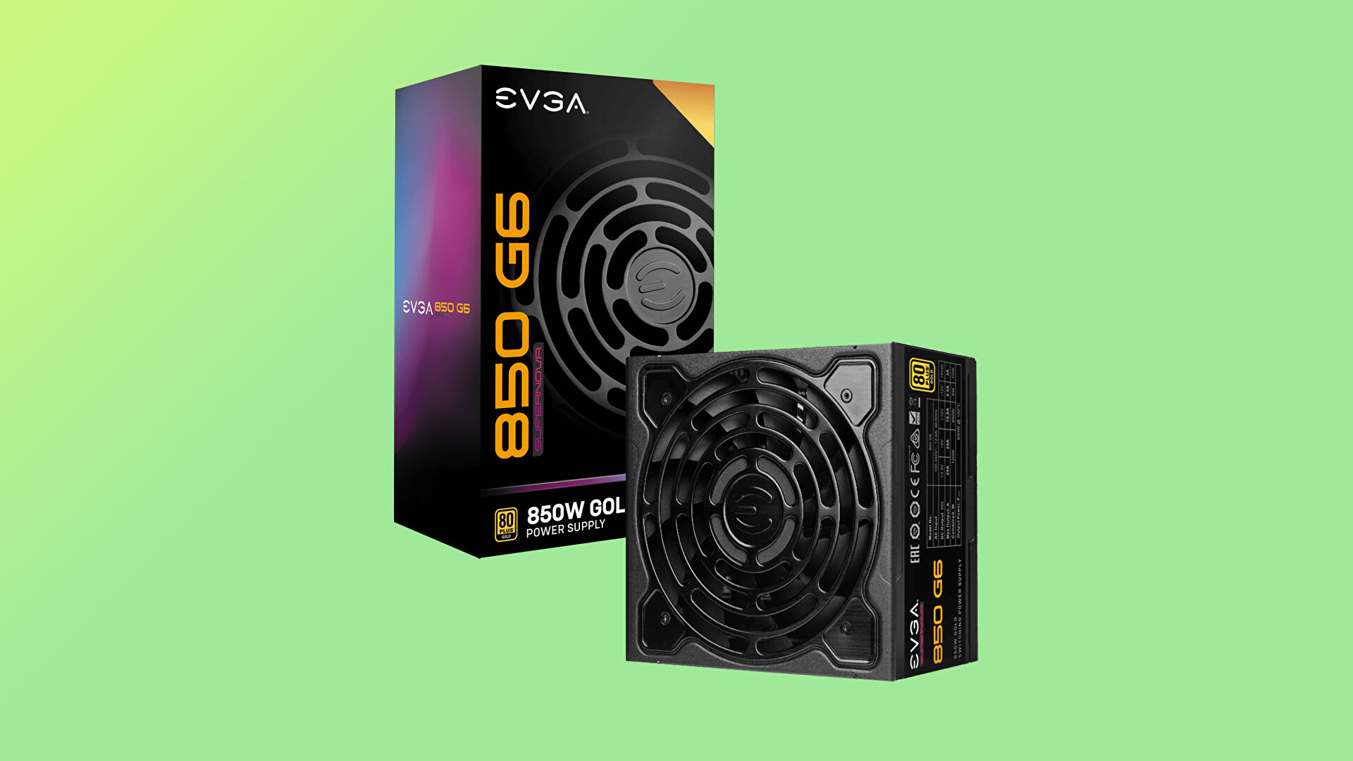 £90 is a good deal for EVGA’s 850W G6 80+ Gold power supply