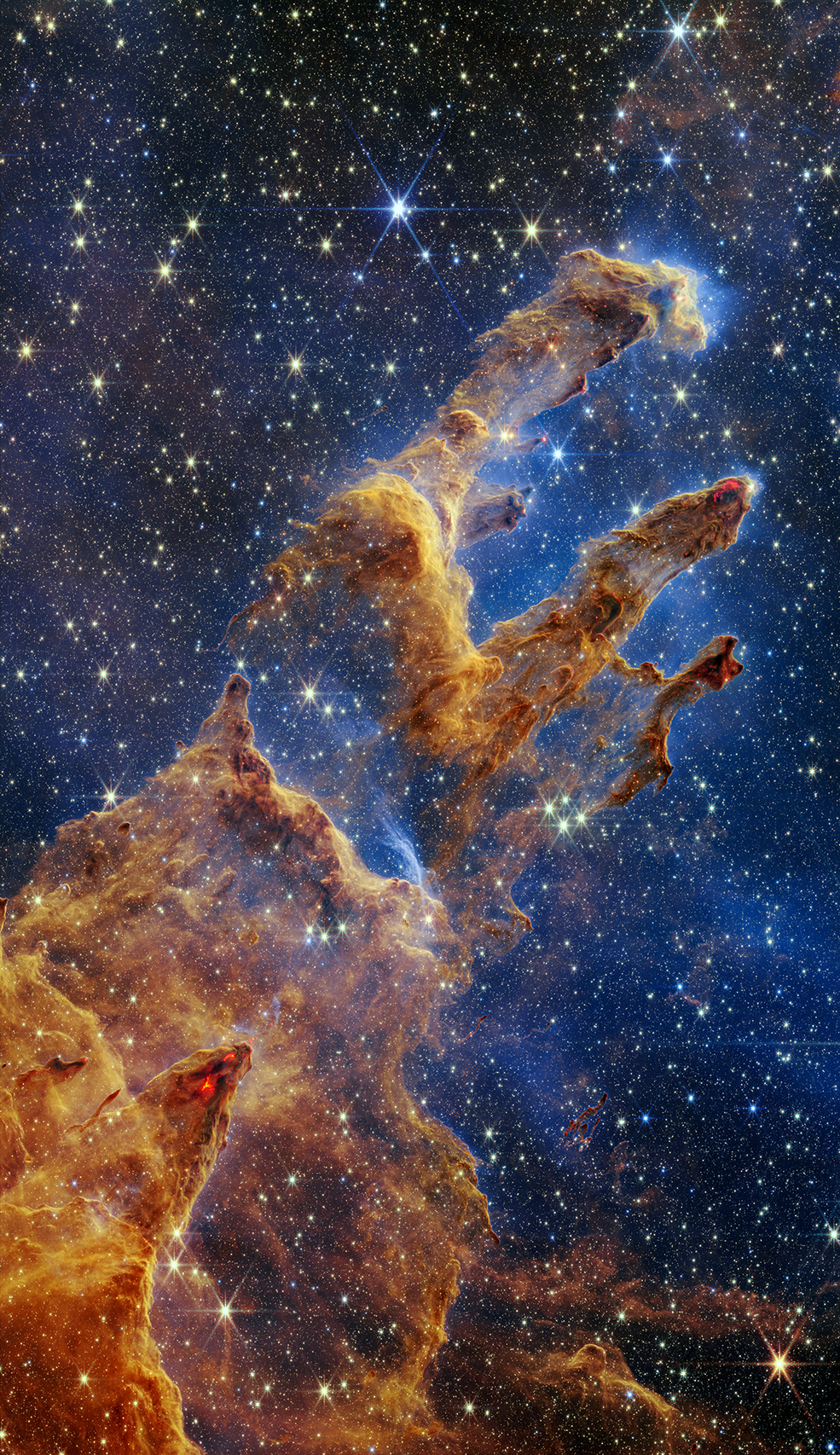 Webb telescope’s Pillars of Creation shows us things Hubble couldn’t