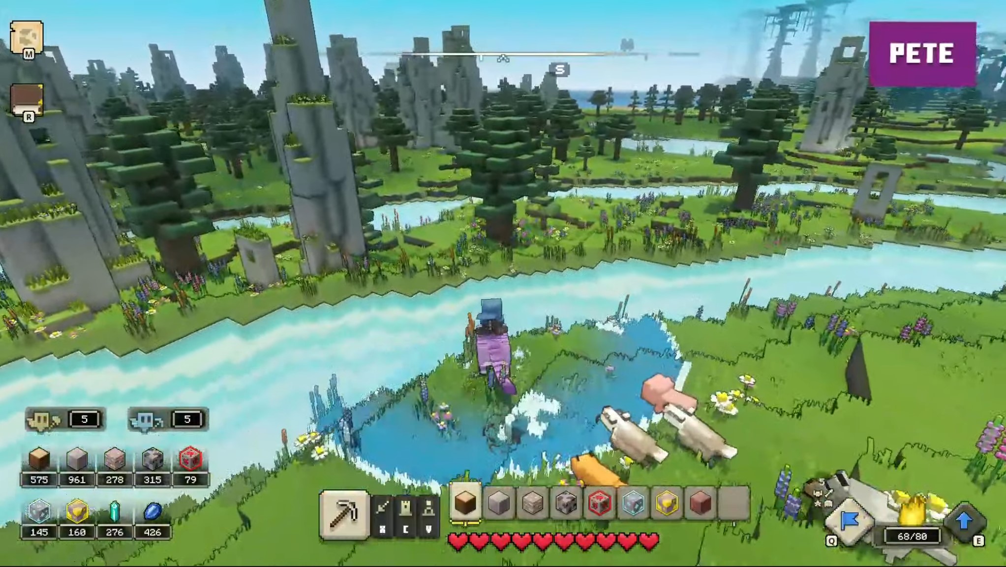 Minecraft Legends images from Minecraft Live 2022